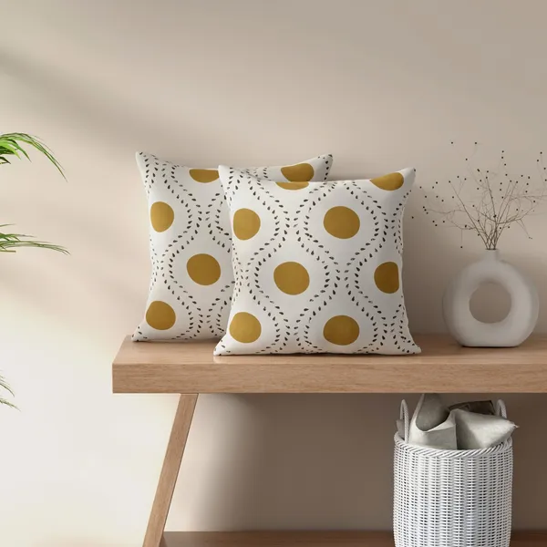 Premium_Cotton_Cushion_Covers_16x16_Inches_-_Pack_of_2_-_Natural,_Golden_Ochre_&_Bistre