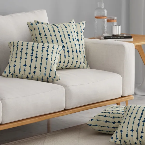 Huesland_Premium_Cotton_Cushion_Cover_Set_of_5_|_Blue_Vertical_Stripes