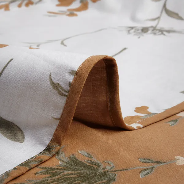 Cotton_Reversible_Single_Dohar,_Lightweight_AC_Blanket_for_All_Weather_Use_|_Floral_-_Tangerine_Orange_&_White