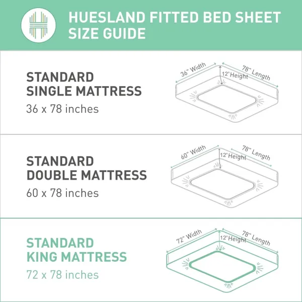 144_TC_Cotton_Elastic_Fitted_Bedsheets_King_Size_with_2_Pillow_Covers__|_72x78_inches_|_Sage_Green_&_White