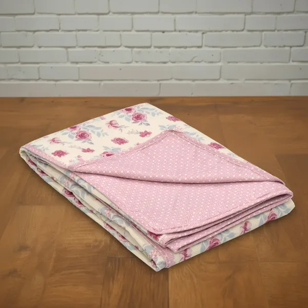 Cotton_Reversible_Single_Dohar,_Lightweight_AC_Blanket_for_All_Weather_Use_|_Floral_Medley_-_Ivory_&_Pink