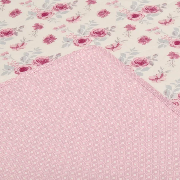 Cotton_Reversible_Single_Dohar,_Lightweight_AC_Blanket_for_All_Weather_Use_|_Floral_Medley_-_Ivory_&_Pink