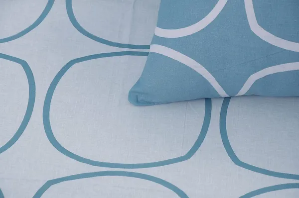 144_TC_Cotton_Fitted_Bedsheets_King_Size_with_2_Pillow_Covers_|_6ft_x_6.5ft_|_White_&_Blue