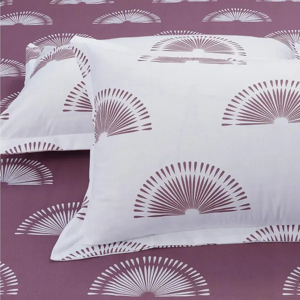 144_TC_Cotton_Bedsheets_for_King_Size_Bed_with_2_Pillow_Covers_|_Sunrise_|_108x108_inches