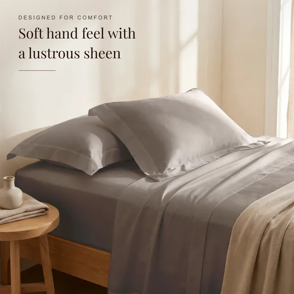 300_TC_Premium_Cotton_Sateen_Weave_Double_Bedsheet_Set_with_2_Pillow_Covers_|_Perfect_Greige_|88_x_100Inches