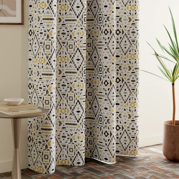 Cotton_Curtains_for_Windows,_6_feet_Long_1_Bohemian_Eyelet_Curtain_(Window_6_x_4_ft,_White_&_Black_&_Yellow)