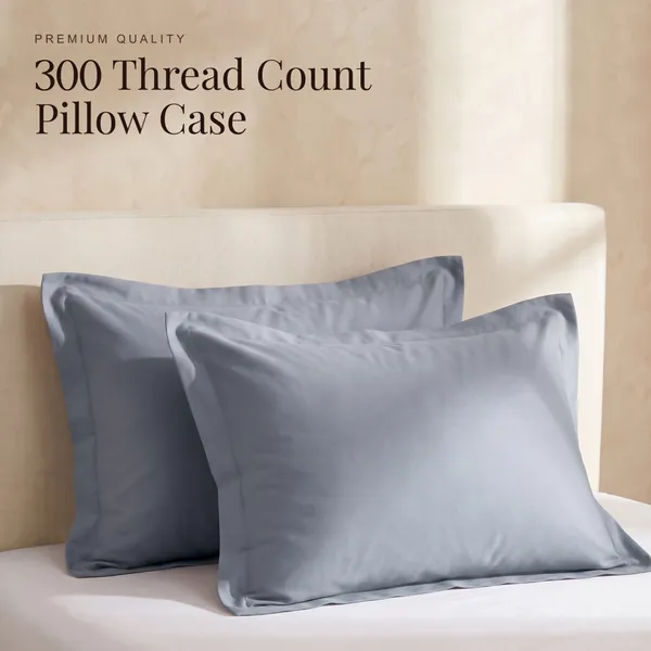 300_TC_Cotton_Pillow_Cover_Set_of_2_-_Cream,_Pink,_Green_&_Ocre