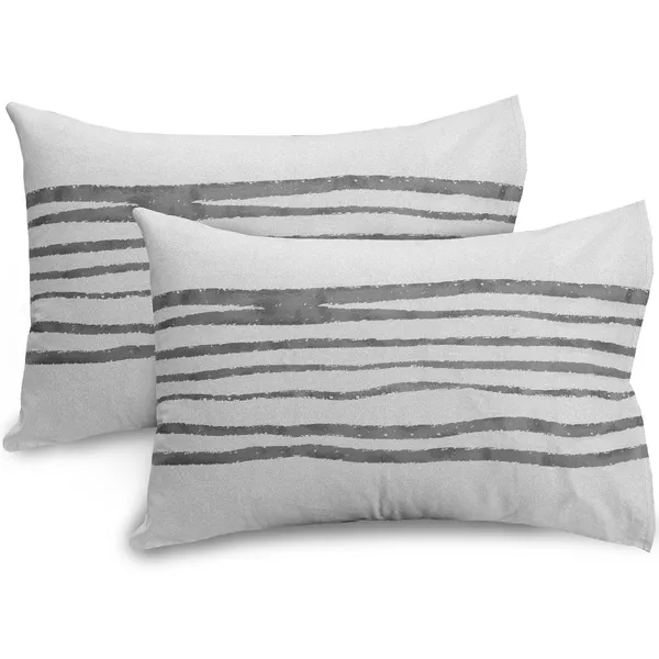 144_TC_Fitted_Single_Bedsheet_Cotton_with_1_Pillow_Cover_|_Mahogany,_Grey_&_White_|_Bubble_Drop_|_3ft_x_6.5ft