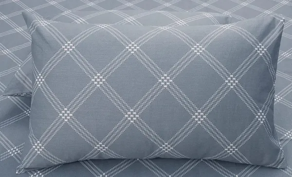 210_TC_Fitted_Cotton_Bedsheet_for_Double_Bed_with_2_Pillow_Covers_|_60_x_78_inches_|_Grey