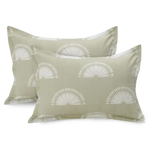 144_TC_Cotton_Pillow_Cover_Set_of_2_-_Basil_Green_&_White