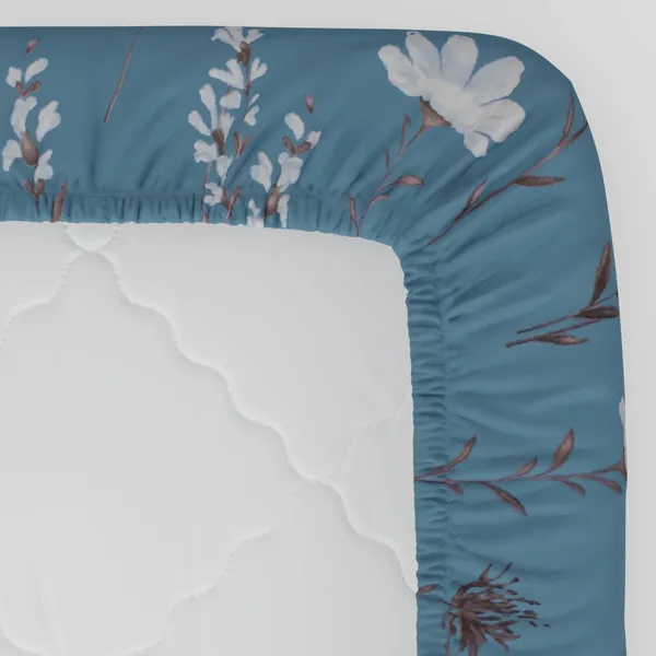 144_TC_Cotton_Elastic_Fitted_Bedsheets_King_Size_with_2_Pillow_Covers_|_72_x_78_inches_|_Blue,_White_&_Grey