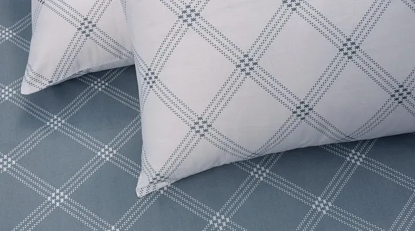 210_TC_Cotton_Elastic_Fitted_Bedsheets_King_Size_with_2_Pillow_Covers_|_72x78_inches_|_Grey_&_White