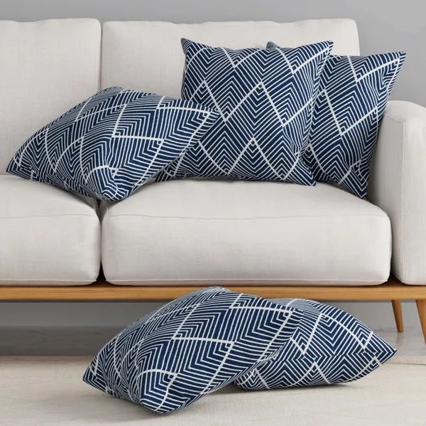 Huesland_Premium_Cotton_Cushion_Cover_Set_of_5_(12x12)_-_Navy_Wave