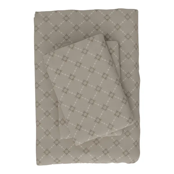 210_TC_Cotton_Bedsheet_Single_Bed_with_1_Pillow_Cover_|_Space_Shift_|_Taupe