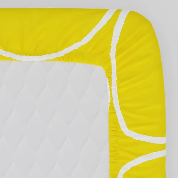 144_TC_Cotton_Elastic_Fitted_Bedsheets_King_Size_with_2_Pillow_Covers_|_72_x_78_inches,_Yellow_&_Grey