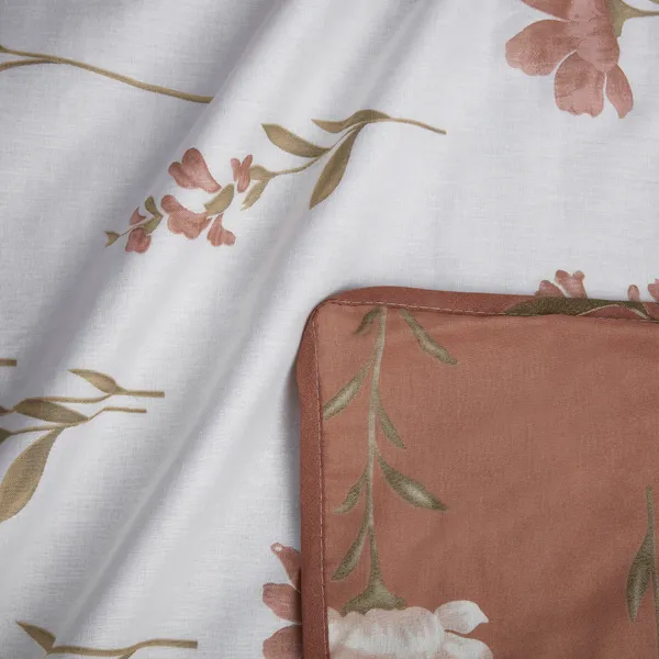 Cotton_Reversible_Single_Dohar,_Lightweight_AC_Blanket_for_All_Weather_Use_|_Floral_-_Rust_&_White