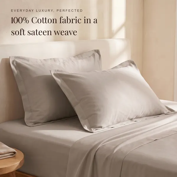 300_TC_Cotton_Pillow_Cover_Set_of_2_-_Cream,_Pink,_Green_&_Ocre