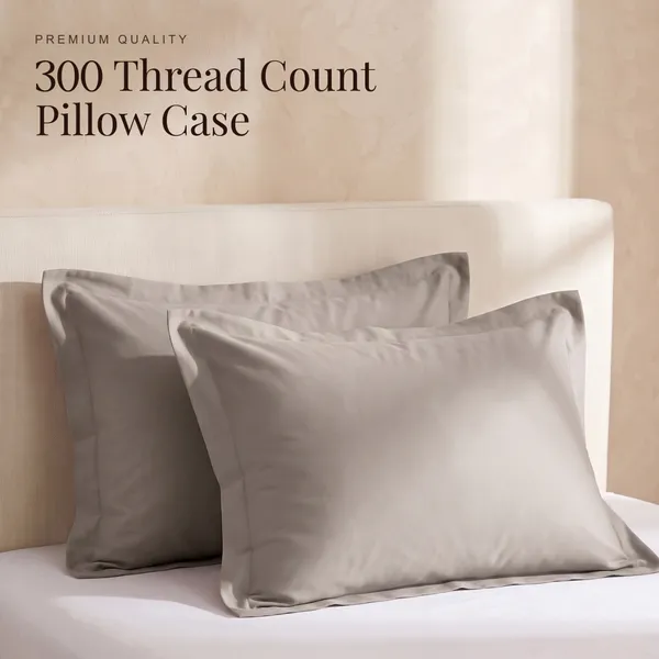 300_TC_Cotton_Pillow_Cover_Set_of_2_-_Cream,_Pink,_Green_&_Ocre