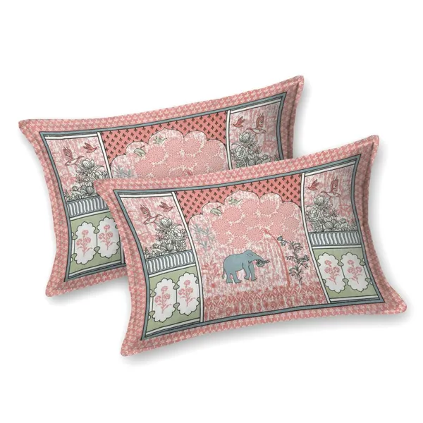 Cotton_Jaipuri_Diwan_Size__Bedsheet_With_2_Zipper_Pillow_Cover_(Size_70*100)
