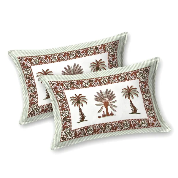 Cotton_Jaipuri_Diwan_Size__Bedsheet_With_2_Zipper_Pillow_Cover_(Size_70*100)