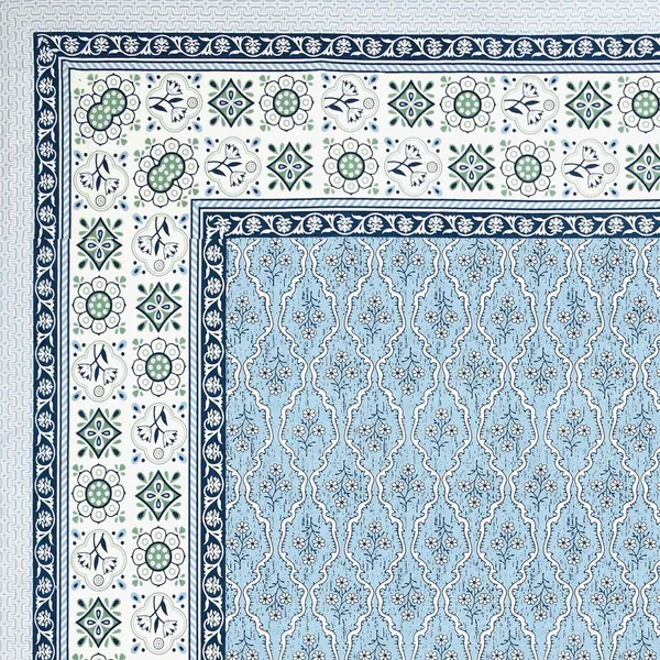 Cotton_Jaipuri_Diwan_Size__Bedsheet_With_2_Zipper_Pillow_Cover_(Size_70*100)