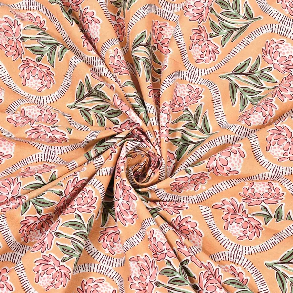 Cotton_Jaipuri_Diwan_Size__Bedsheet_With_2_Zipper_Pillow_Cover_(Size_70*100)