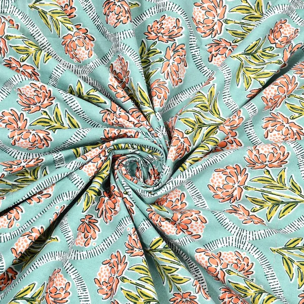 Cotton_Jaipuri_Diwan_Size__Bedsheet_With_2_Zipper_Pillow_Cover_(Size_70*100)
