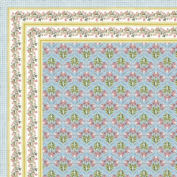 Cotton_Jaipuri_Diwan_Size__Bedsheet_With_2_Zipper_Pillow_Cover_(Size_70*100)
