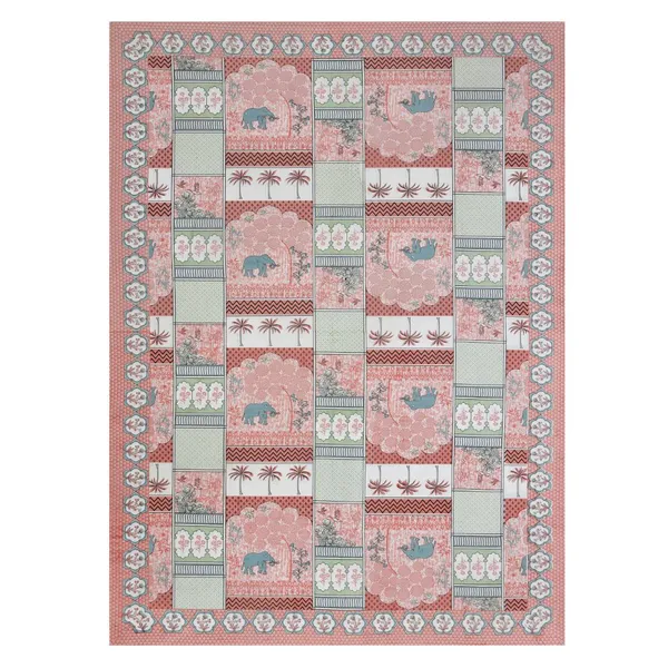 Cotton_Jaipuri_Diwan_Size__Bedsheet_With_2_Zipper_Pillow_Cover_(Size_70*100)