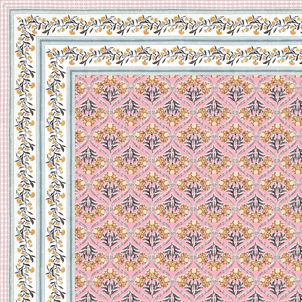 Cotton_Jaipuri_Diwan_Size__Bedsheet_With_2_Zipper_Pillow_Cover_(Size_70*100)