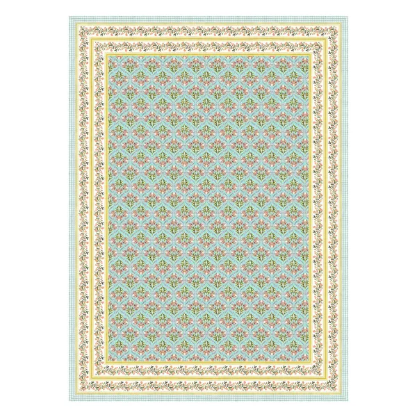 Cotton_Jaipuri_Diwan_Size__Bedsheet_With_2_Zipper_Pillow_Cover_(Size_70*100)