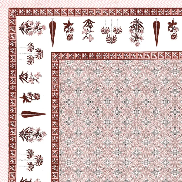 Cotton_Jaipuri_Diwan_Size__Bedsheet_With_2_Zipper_Pillow_Cover_(Size_70*100)