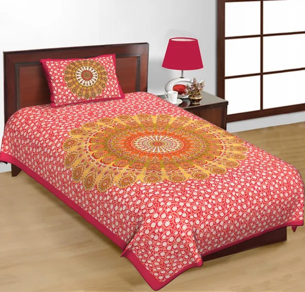 Jaipuri_Prints_Cotton_Single_Bedsheet_(Multicolor)