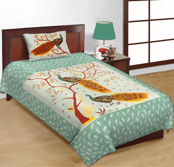 Jaipuri_Prints_Cotton_Single_Bedsheet_(Multicolor)