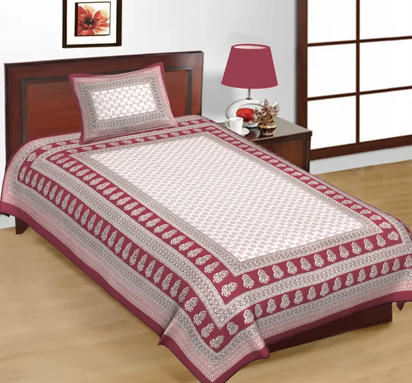 Jaipuri_Prints_Cotton_Single_Bedsheet_with_1_pillow_cover