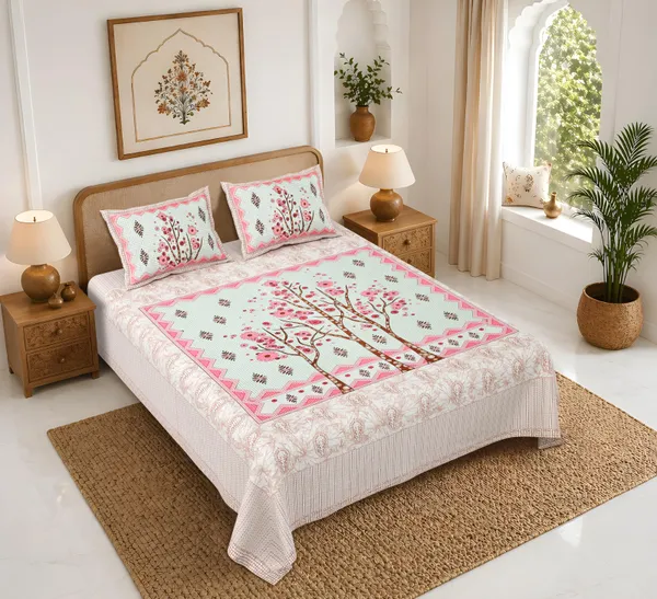 Rajasthan_Royal_Super_Fine_Cotton_Block_Print_King_Size_Bedsheet