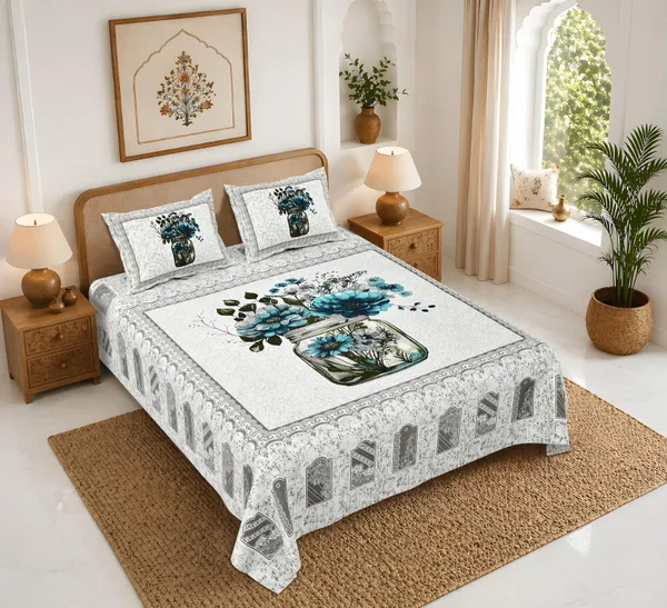 Rajasthan_Royal_Super_Fine_Cotton_Block_Print_King_Size_Bedsheet