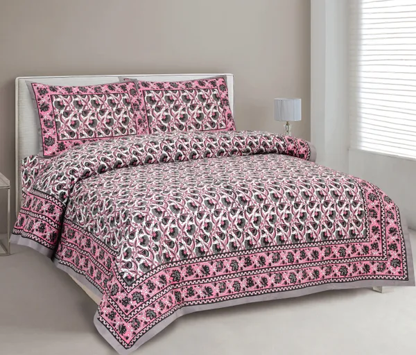 Rajasthan_Royal_Super_Fine_Cotton_Block_Print_King_Size_Bedsheet