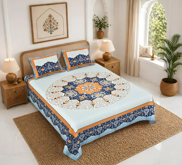 Rajasthan_Royal_Super_Fine_Cotton_Block_Print_King_Size_Bedsheet