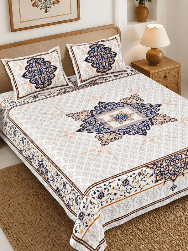 Rajasthan_Royal_Super_Fine_Cotton_Block_Print_King_Size_Bedsheet