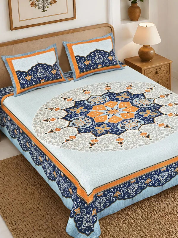 Rajasthan_Royal_Super_Fine_Cotton_Block_Print_King_Size_Bedsheet