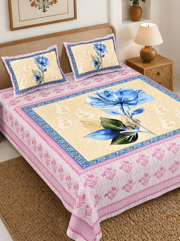 Rajasthan_Royal_Super_Fine_Cotton_Block_Print_King_Size_Bedsheet