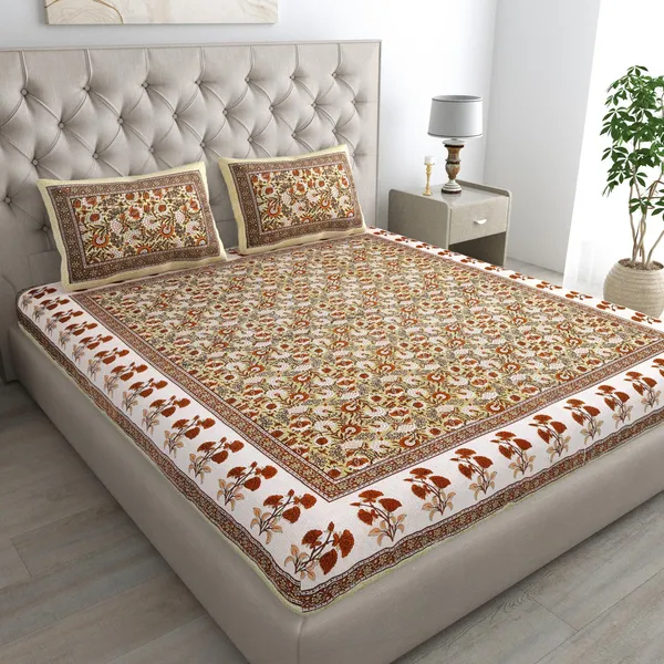 Rajasthani_Jaipuri_Traditional_Double_Bed_Bedsheet_with_2_Pillow_Covers