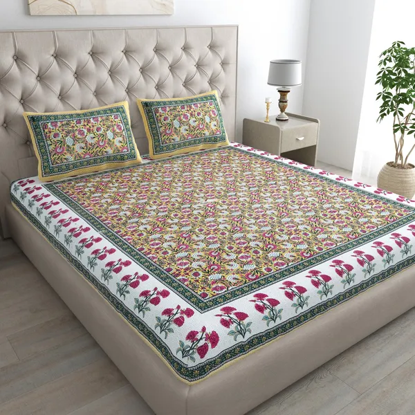 Rajasthani_Jaipuri_Traditional_Double_Bed_Bedsheet_with_2_Pillow_Covers