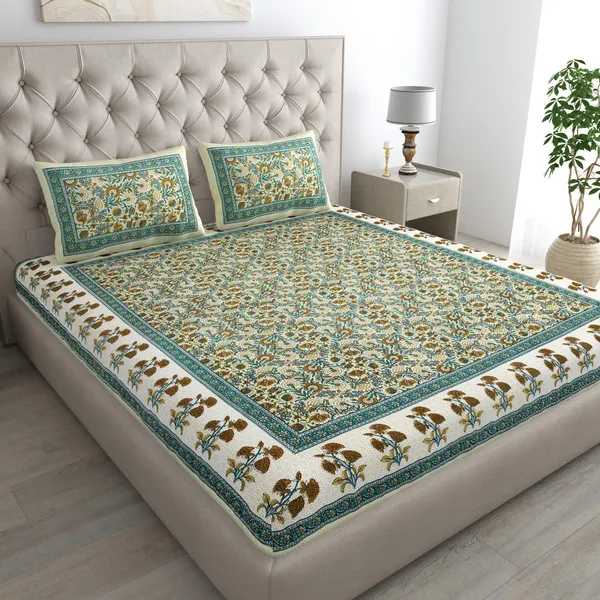 Rajasthani_Jaipuri_Traditional_Double_Bed_Bedsheet_with_2_Pillow_Covers