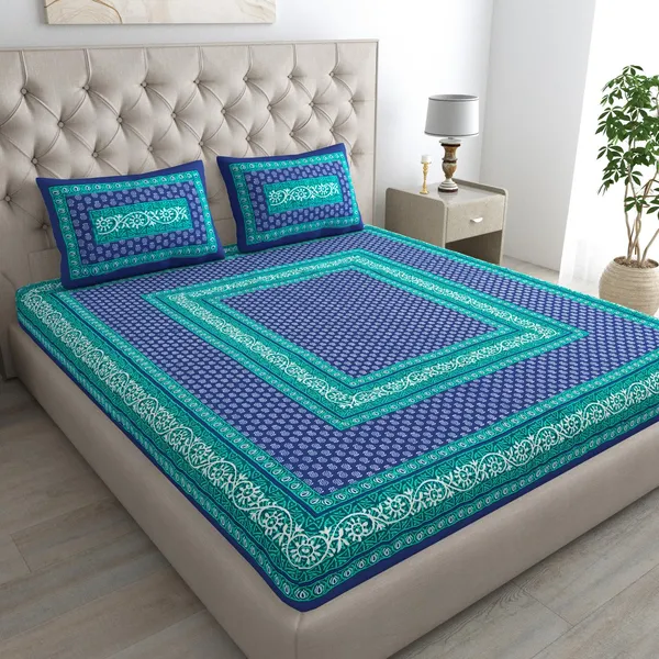 Rajasthani_Jaipuri_Traditional_Double_Bed_Bedsheet_with_2_Pillow_Covers