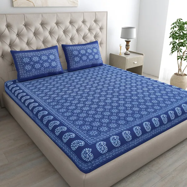 Rajasthani_Jaipuri_Traditional_Double_Bed_Bedsheet_with_2_Pillow_Covers