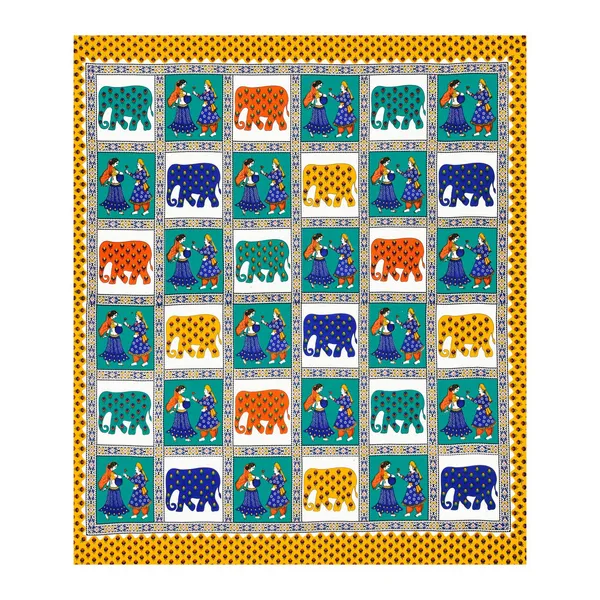 Rajasthani_Jaipuri_Traditional_Double_Bed_Bedsheet_with_2_Pillow_Covers_-_(_Red)