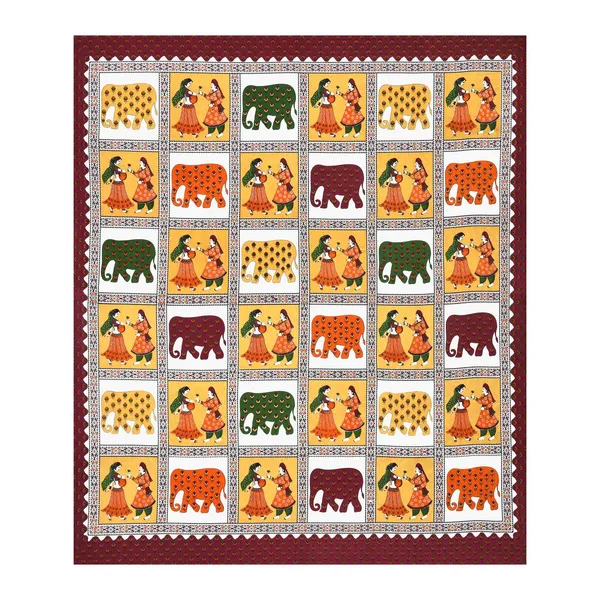 Rajasthani_Jaipuri_Traditional_Double_Bed_Bedsheet_with_2_Pillow_Covers_-_(_Red)