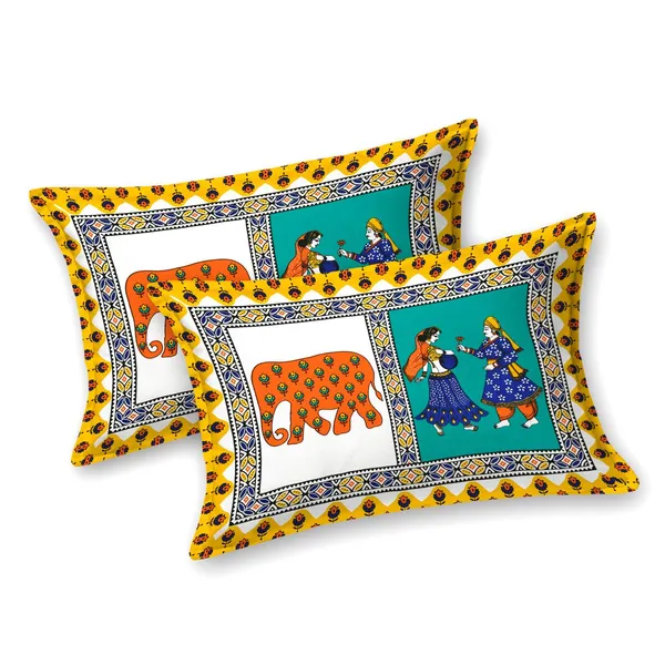 Rajasthani_Jaipuri_Traditional_Double_Bed_Bedsheet_with_2_Pillow_Covers_-_(_Red)